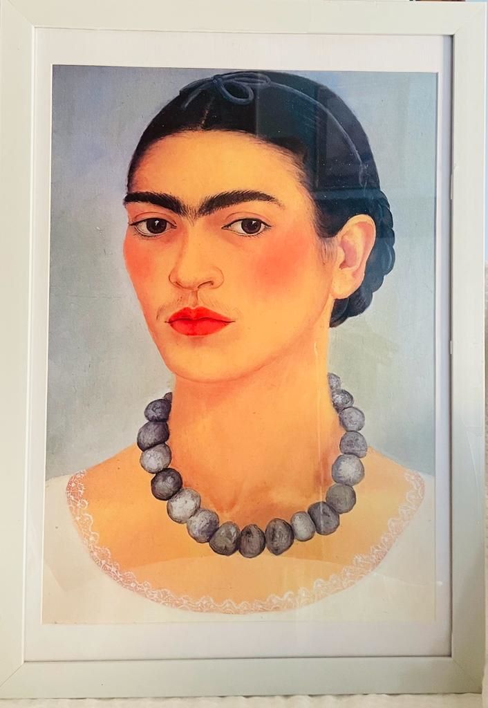 Self Portrait With Necklace By Frida Kahlo House Of Neerja